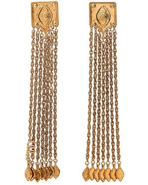 Chloé The Amulet Drop Earrings - Metallic