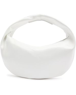 KHAITE Olivia Medium Leather Top Handle Bag - White