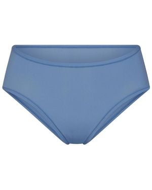 Skims Cheeky Stretch-Jersey Briefs - Blue