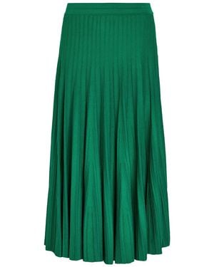 Jonathan Simkhai Margoux Ribbed Stretch-Knit Midi Skirt - Green