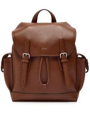 Mulberry Heritage Pebbled Leather Backpack - Brown