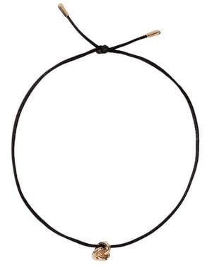 Otiumberg Knot 14Kt Vermeil Cord Necklace - Metallic