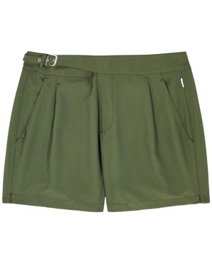 Gusari The London Shell Swim Shorts - Green
