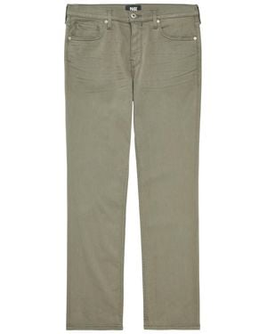 PAIGE Federal Slim Straight-Leg Jeans - Green