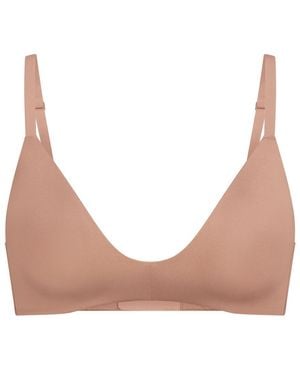 Skims Wireless Stretch-Jersey T-Shirt Bra - Natural