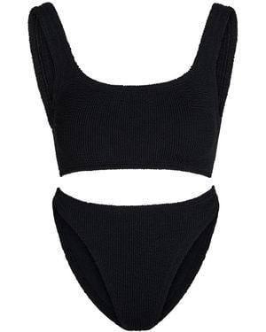 Hunza G Xandra Crinkle Bikini - Black