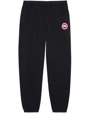 Canada Goose Rover Logo Cotton Joggers - Black