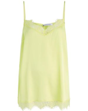 Simone Perele Satin Secrets Satin Camisole Top - Yellow