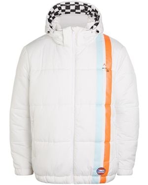 AN-Y1 Riski Padded Hooded Shell Jacket - White