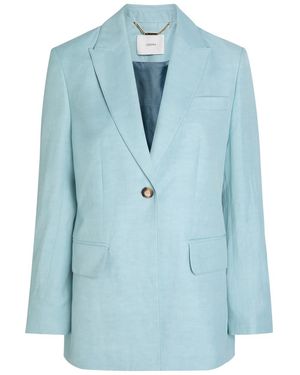 JOSEPH Rochd Woven Blazer - Blue