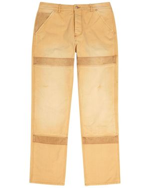 Wales Bonner Sierra Paneled Canvas Pants - Natural