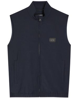 Dolce & Gabbana Logo Wool-Blend Gilet - Blue