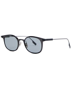 ZEGNA Round-Frame Sunglasses - Grey