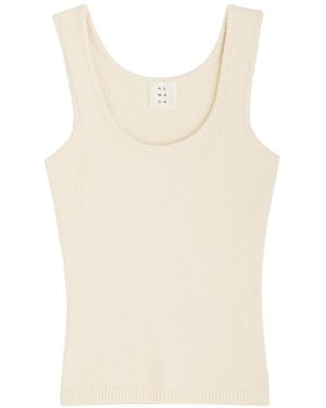 Almada Label Riri Knitted Bouclé Tank - Natural