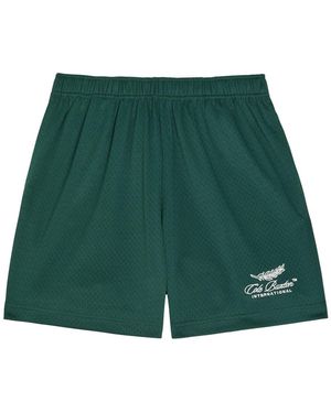 Cole Buxton International Perforated Jersey Shorts - Green