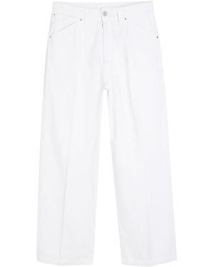 Lemaire Wide-Leg Denim Jeans - White