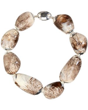 Dinosaur Designs Rock Choker Necklace - White