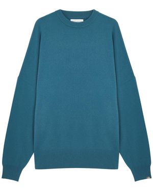 Extreme Cashmere N°246 Juna Cashmere-blend Jumper - Blue