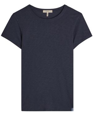 Rag & Bone The Slub Cotton T-Shirt - Blue