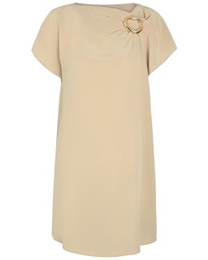 JOSEPH Anika Satin-Twill Mini Dress - Natural