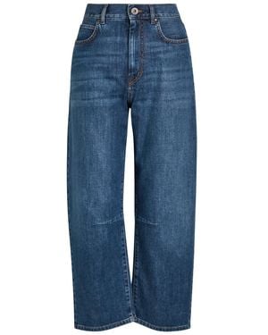 Weekend by Maxmara Caprile Barrel-Leg Jeans - Blue