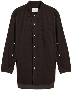 Citizens of Humanity Kayla Corduroy Shirt - Black