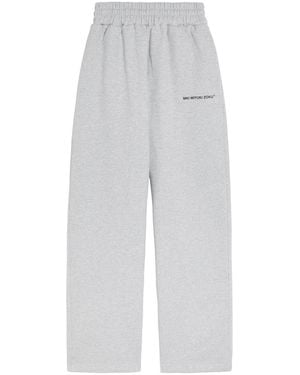 MKI Miyuki-Zoku Uniform Wide-Leg Cotton-Blend Joggers - White