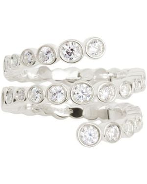 RAGBAG Odette 925 Sterling Spiral Ring - White