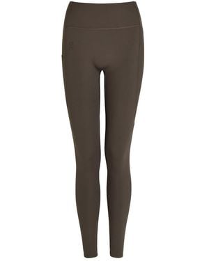 On Shoes Studio Stretch-Jersey Cropped Leggings - Grey