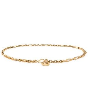 Etro Logo-Engraved Chain Belt - Metallic