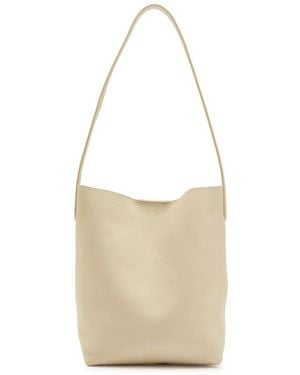 Mansur Gavriel Everyday Small Grained Leather Tote Bag - White