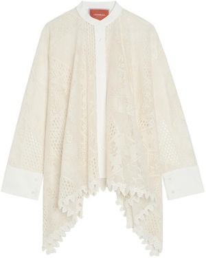 La DoubleJ Lace Shirt - White