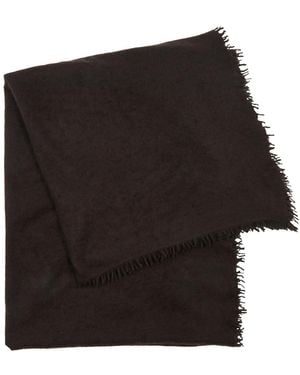 Denis Colomb Fuzzy Feutre Cashmere Scarf - Black