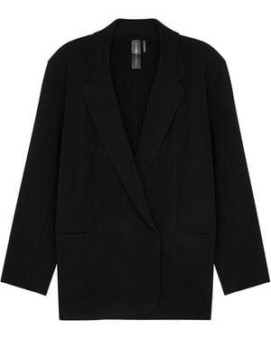 Norma Kamali Oversized Stretch-jersey Blazer - Black