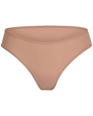 Skims Stretch-Jersey Cheeky Briefs - Natural