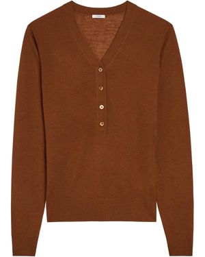 JOSEPH Gillies Cashmere Top - Brown