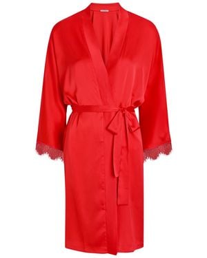 fitted lace wedding dress Donna Satin Dressing Gown Colette Red – Intymi pagunda main image 0
