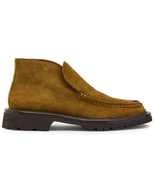 LEGRES Suede Loafers - Brown