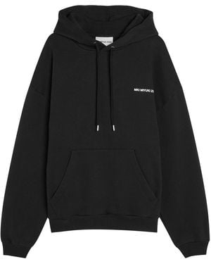 MKI Miyuki-Zoku Uniform Hooded Cotton-Blend Sweatshirt - Black