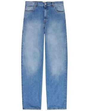 Calvin Klein Straight-Leg Denim Jeans - Blue