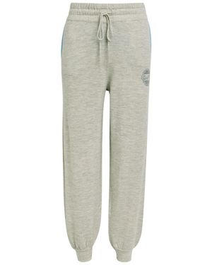 AN-Y1 J Vita Logo Cashmere Joggers - Grey