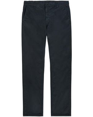 Nudie Jeans Alvin Straight-Leg Stretch-Cotton Trousers - Blue