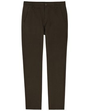 PAIGE Stafford Slim-Leg Jersey Trousers - Grey