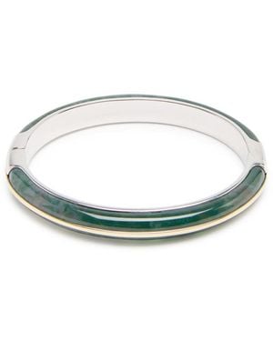 BY PARIAH Essential Stacking Agate Bracelet - Green