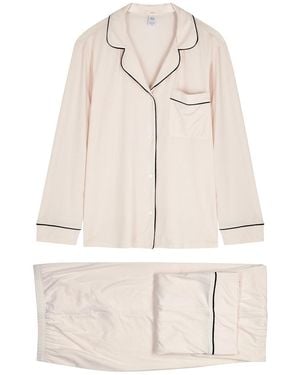 Eberjey Gisele Jersey Pyjama Set - Natural
