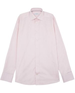 Eton Cotton-twill Shirt - Pink