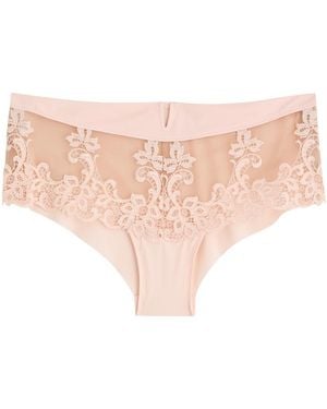 Simone Perele Saga Guipure Lace Briefs - Pink