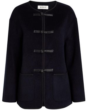 Rohe Wool And Cashmere-Blend Jacket - Black