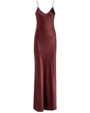 Nili Lotan Cami Silk Gown - Purple