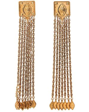 Chloé The Amulet Drop Earrings - Metallic